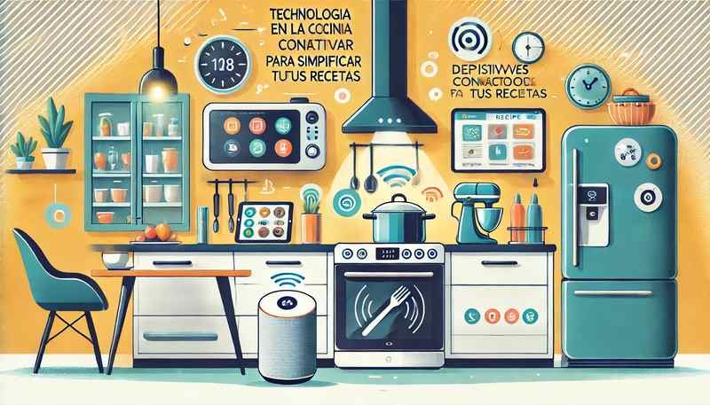 Imagen para el artículo Tecnología en la Cocina: Dispositivos Conectados para Simplificar tus Recetas