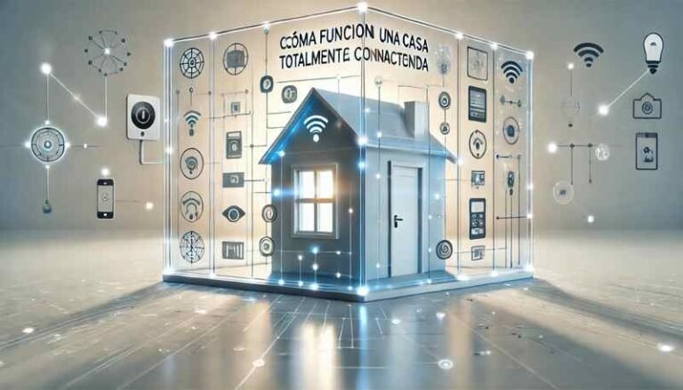 Cómo funciona una casa conectada totalmente - Dispositivos Conectados