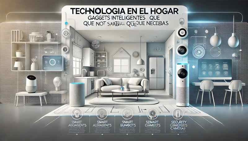 Imagen para el artículo Tecnología en el hogar: Gadgets inteligentes que no sabías que necesitabas