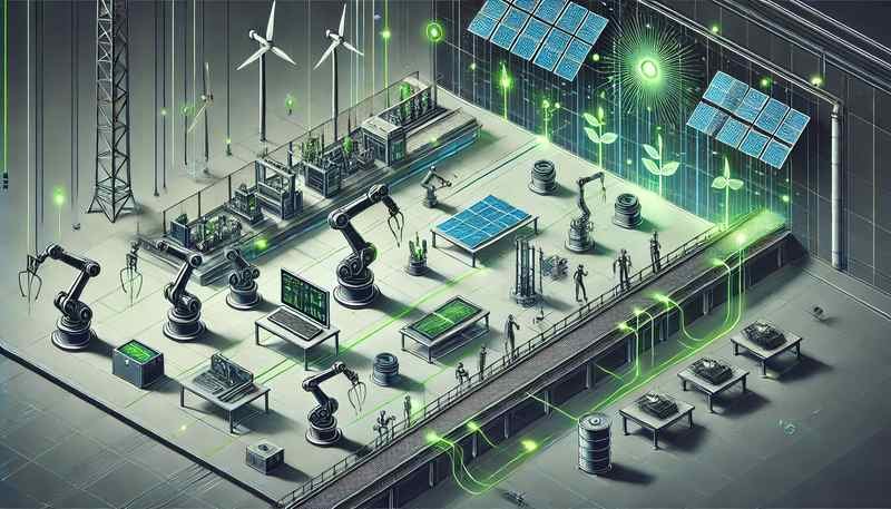 Imagen para el artículo Energía Renovable en la Manufactura Avanzada: Eficiencia y Reducción de Costos