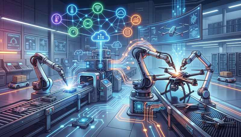Imagen para el artículo La Evolución de la Fabricación Inteligente con IoT