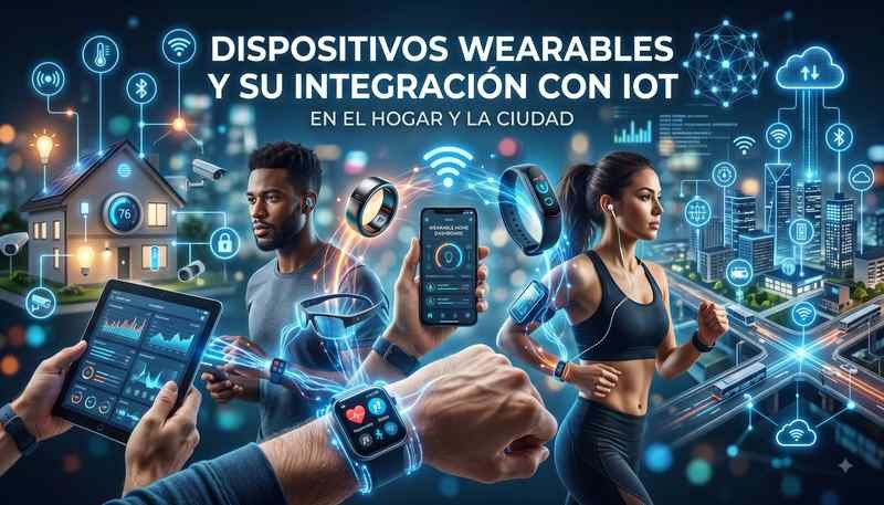 Imagen para el artículo Dispositivos wearables y su integración con IoT